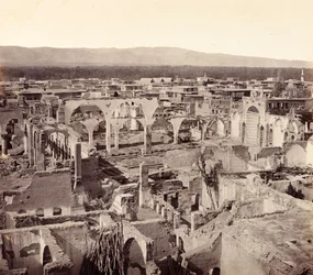 Ruinen des christlichen Viertels, Überreste der griechischen Kirche, Damaskus