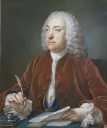 Porträt von Taylor White, Schatzmeister des Findelhauses, 1758