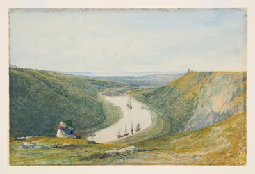 Der Avon von Durdham Down, um 1821