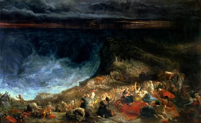 Die Befreiung Israels - Pharao und seine Heerscharen im Roten Meer überwältigt, 1825
