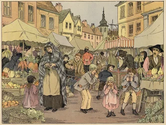 Bedfords Buch der Geschäfte: Obststände