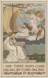 Ich sah drei Schiffe vorbeisegeln