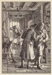 Illustration für Die Grille an der Herdstelle von Charles Dickens