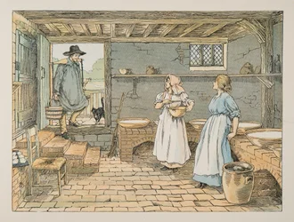 Der Milchmann, aus Vierundzwanzig Arbeiter, veröffentlicht 1900