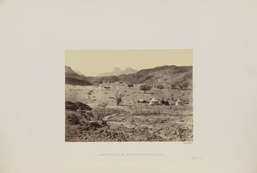 Ein Lagerplatz in der Wüste Sinai