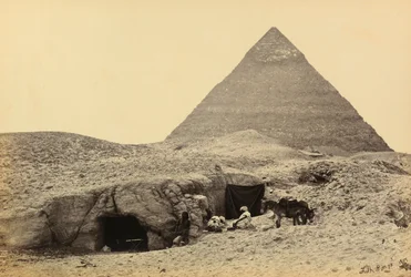 Ägypten und Palästina: Pyramiden von Kefren und Gräber in der Festung von Gizeh, Oberägypten