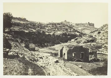 Jerusalem von der Mauer von En-Rogel, 1857