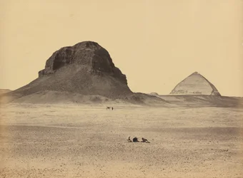 Die Pyramiden von Dahschur von Osten