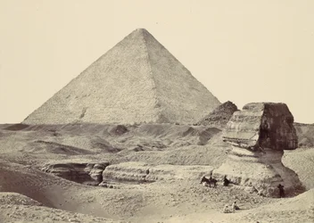 Die Sphinx und die Große Pyramide, Gizeh, 1857