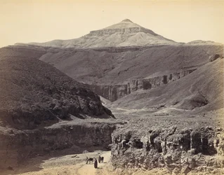 Tal der Könige, Theben, ca. 1857, gedruckt in den 1870er Jahren