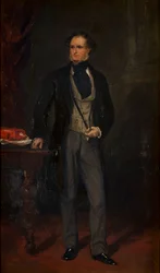 Porträt von Edward Stanley, 14. Earl of Derby