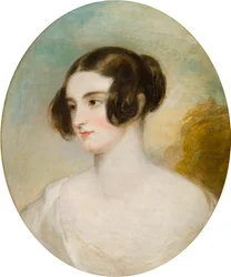 Porträt der Hon. Henrietta Maria Forester, Lady Albert Conyngham (1809-1833), ca. 1829-33
