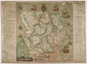 Karte von Ulster