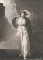 Cassandra im Wahnsinn, Shakespeare, Troilus und Cressida, Akt 2, zuerst veröffentlicht 1795, neu aufgelegt 1852