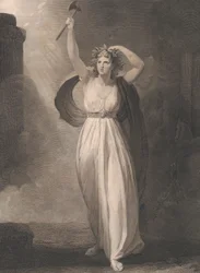 Kassandra im Wahnsinn Shakespeare, Troilus und Cressida, Akt 2, zuerst veröffentlicht 1795, neu aufgelegt 1852