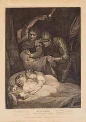 Der Mord an Edward V und seinem jüngeren Bruder, dem Herzog von York. Aus William Shakespeares "Richard III", 4. Akt, 3. Szene
