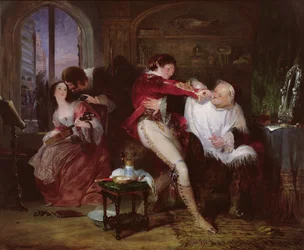 Im Haus von Dr. Bartolo, eine Szene aus Beaumarchais