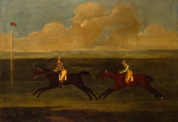 Crop an Iron, graues Rennpferd schlägt Faith