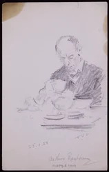 Porträt von Arthur Rackham