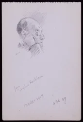 Porträt von Arthur Rackham