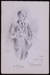 Porträt von R Percy Gossop
