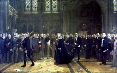 Die Prozession des Sprechers im Jahr 1881