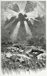 La Débacle - Illustration aus Napoléon le Petit, 19. Jahrhundert