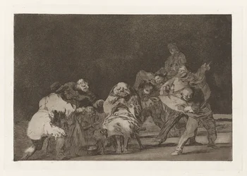 La lealtad (Loyalität), auch bekannt als El que no te ama, burlando te difama, aus der Serie Los disparates (Los proverbios)