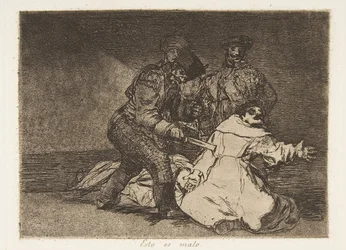 Tafel 46 aus Die Schrecken des Krieges Los Desastres de la Guerra: Dies ..., 1810 veröffentlicht 1863