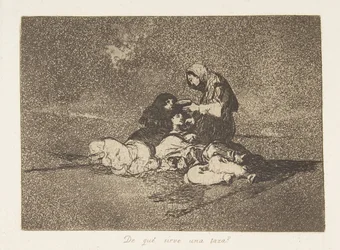 Platte 59 aus Die Schrecken des Krieges Los Desastres de la Guerra: Wh, 1811-12 veröffentlicht 1863