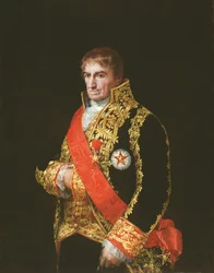 Porträt von General José Manuel Romero, ca. 1810