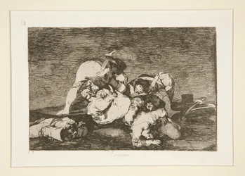 Tampoco (Auch diese nicht), Tafel 10 aus der Serie Los desastres de la guerra (Die Schrecken des Krieges)