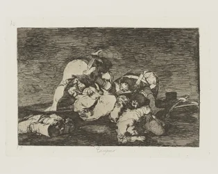 Tampoco. (Auch diese nicht), Platte 10 aus der Serie Los desastres de la guerra (Die Schrecken des Krieges)