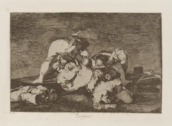 Tampoco (Auch diese nicht), pl. 10 aus der Serie Los desastres de la guerra (Die Schrecken des Krieges)