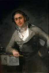 Porträt eines Mannes Evaristo Pérez de Castro, ca. 1806