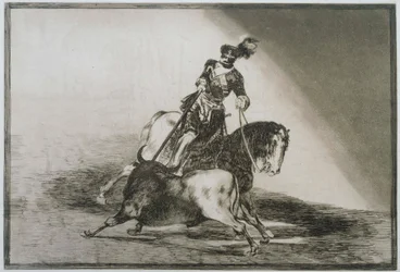 Karl V. wirft einen Stier