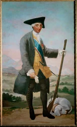 Carlos III im Jagdkostüm