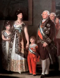 Familie des spanischen Königs Carlos IV (Detail)