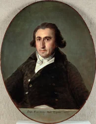 Porträt von Martin Zapater y Claveria
