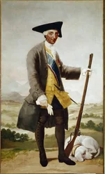 Porträt von Karl III. als Jäger