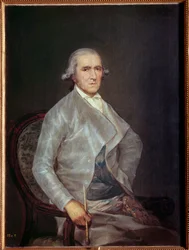 Porträt von Francisco Bayeu. Francisco Bayeu (1734-1795), Maler und Schwager des Künstlers. Gemälde von Francisco de Goya (1746-1795) 1795 Madrid, Prado Museum