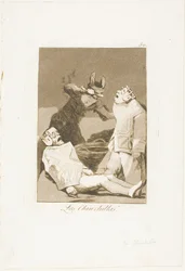 Die Chinchillas, Tafel 50 aus Los Caprichos