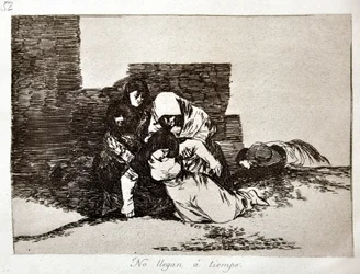 Die Schrecken des Krieges: No Llegan a Tiempo (Sie kommen zu spät)