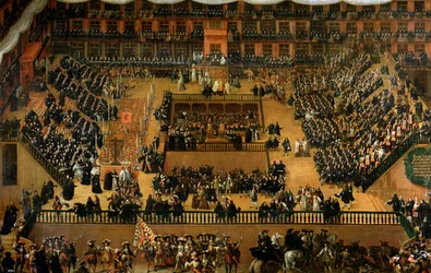 Auto de Fe auf der Plaza Mayor, Madrid, 1683