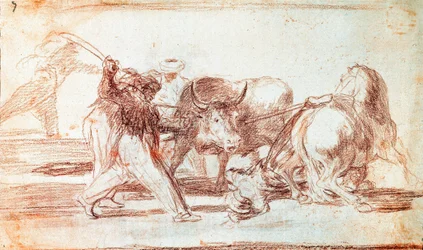 Stierkampf: Die Mauren, die in Spanien lebten, missachteten den Aberglauben des Korans und übernahmen diese Art der Jagd, indem sie im Freien Speere warfen
