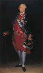 Karl IV. in der Uniform des Oberst der Guardias de Corps, 1800