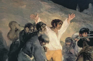 Hinrichtung der Verteidiger von Madrid, 3. Mai 1808, 1814, Detail von 507