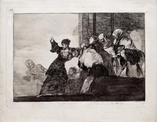 Armer Narr aus der Serie Los Disparates Follies, 1815-1819