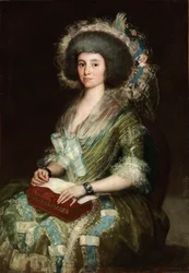 Porträt von Dona Manuela Camas