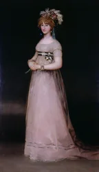 Porträt von Maria Theresa de Bourbon y Vallabriga, die Condesa de Chinchon, ca. 1801